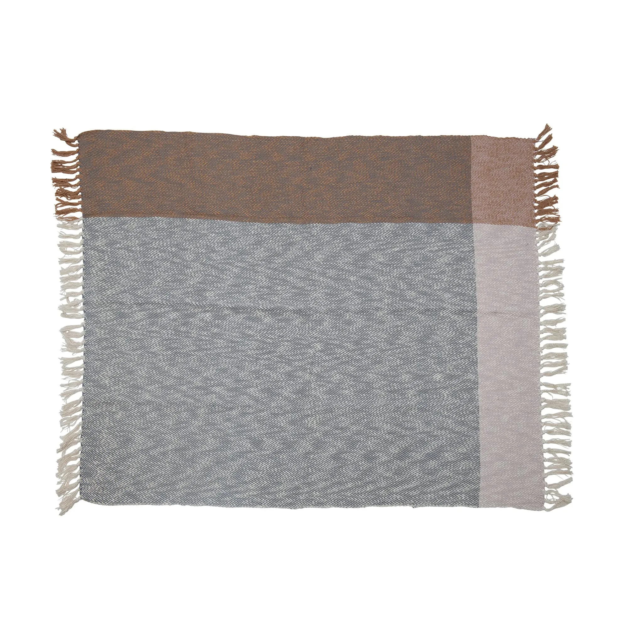 Creative Co-Op Woven Cotton Throw Blanket