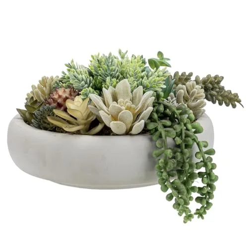 Nearly Natural Succulent Garden Arrangement image 2